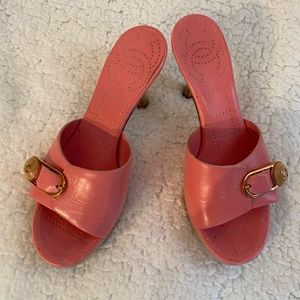 Chanel Pink Mules